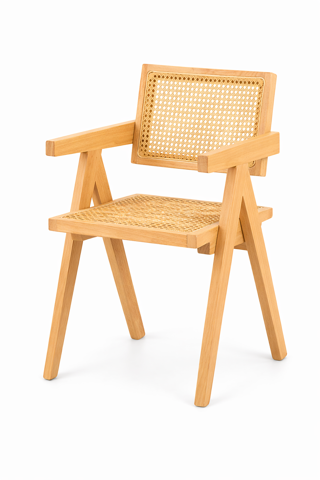 Torvik Cane Beige Natural Seat Dining Chair