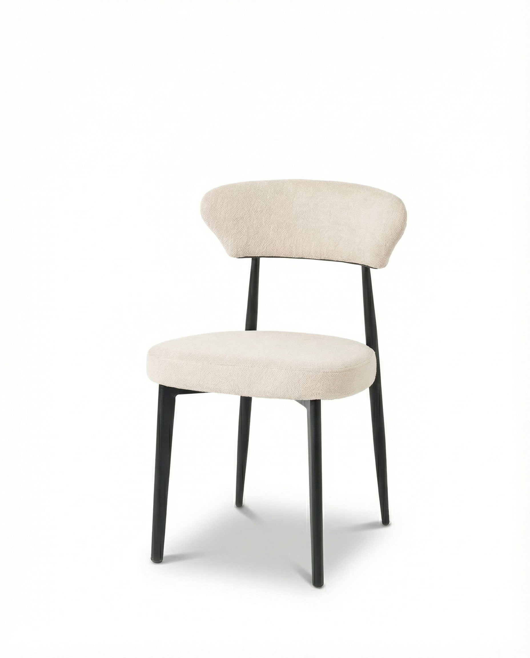 Trevia Cream Boucle Dining Chair