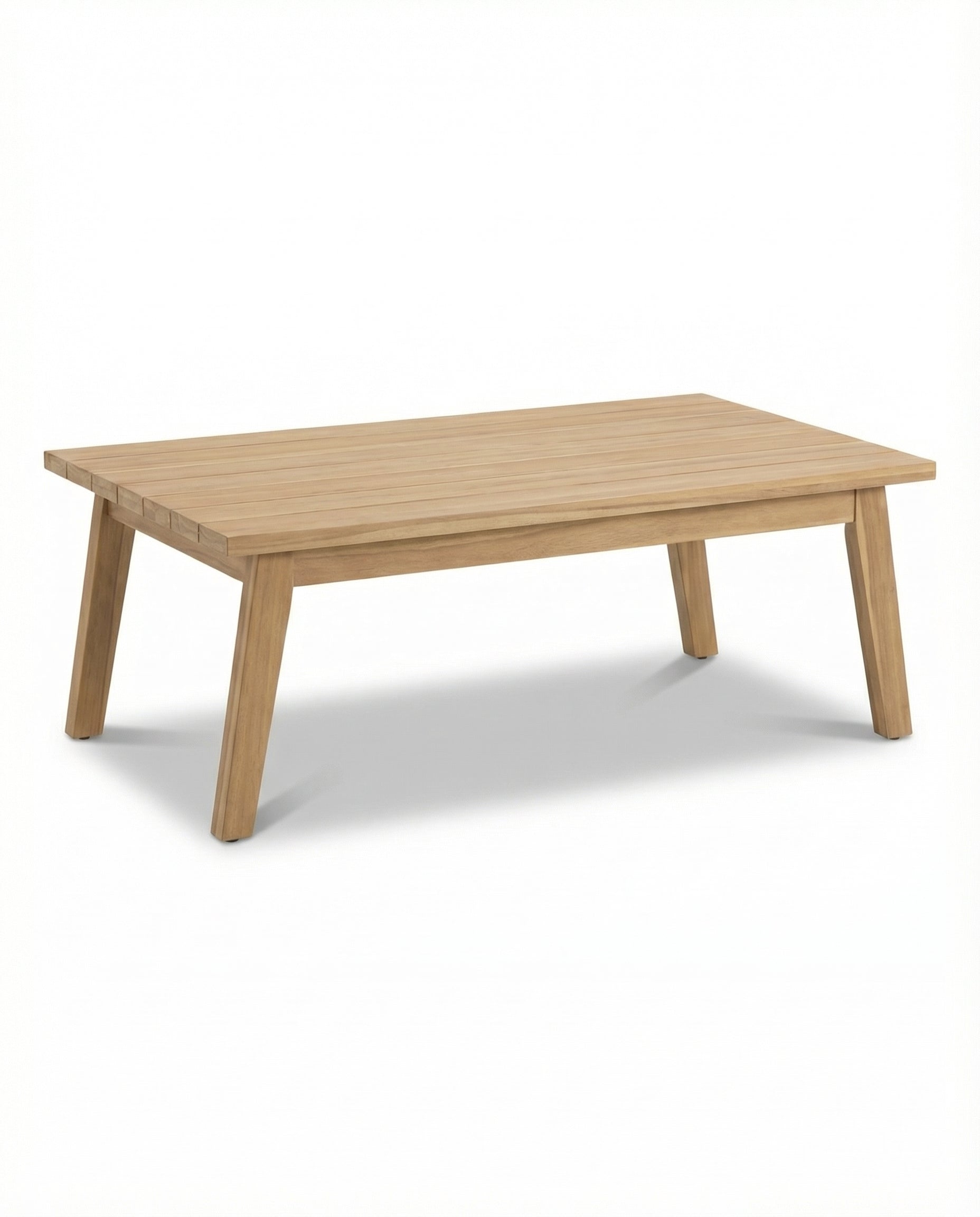 Tulip Natural Wood Outdoor  Coffee Table