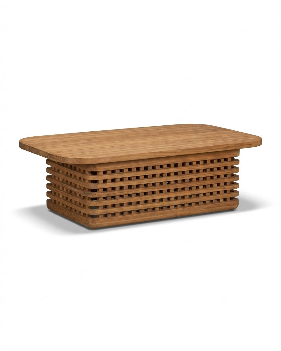 Yosemite Natural Wood Outdoor Coffee Table