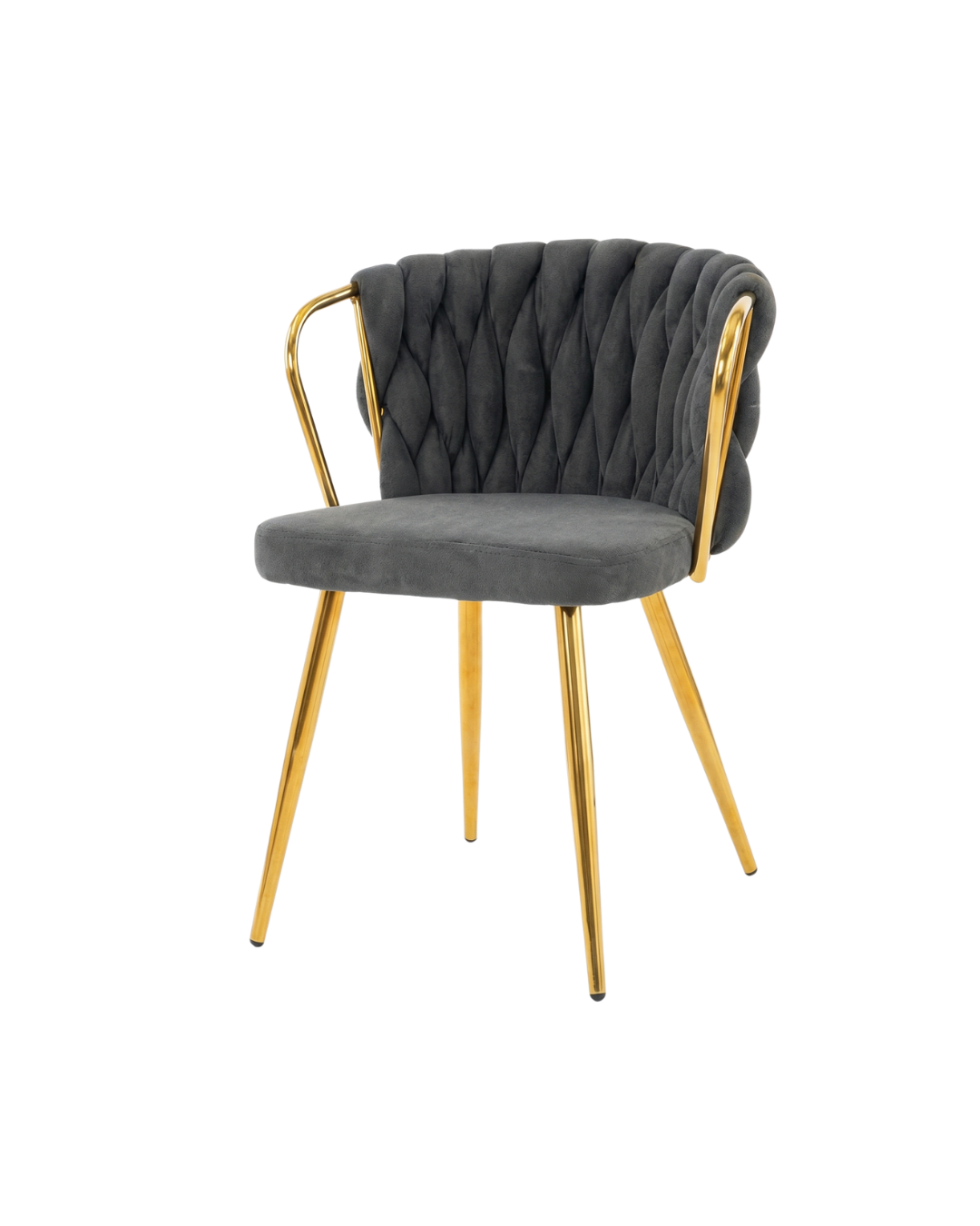 Zenviro Grey Boucle Dining Chair