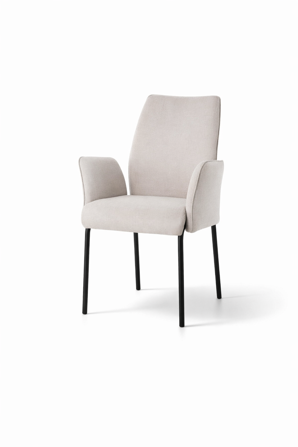 Norvex Soft Sand Boucle Dining Chair