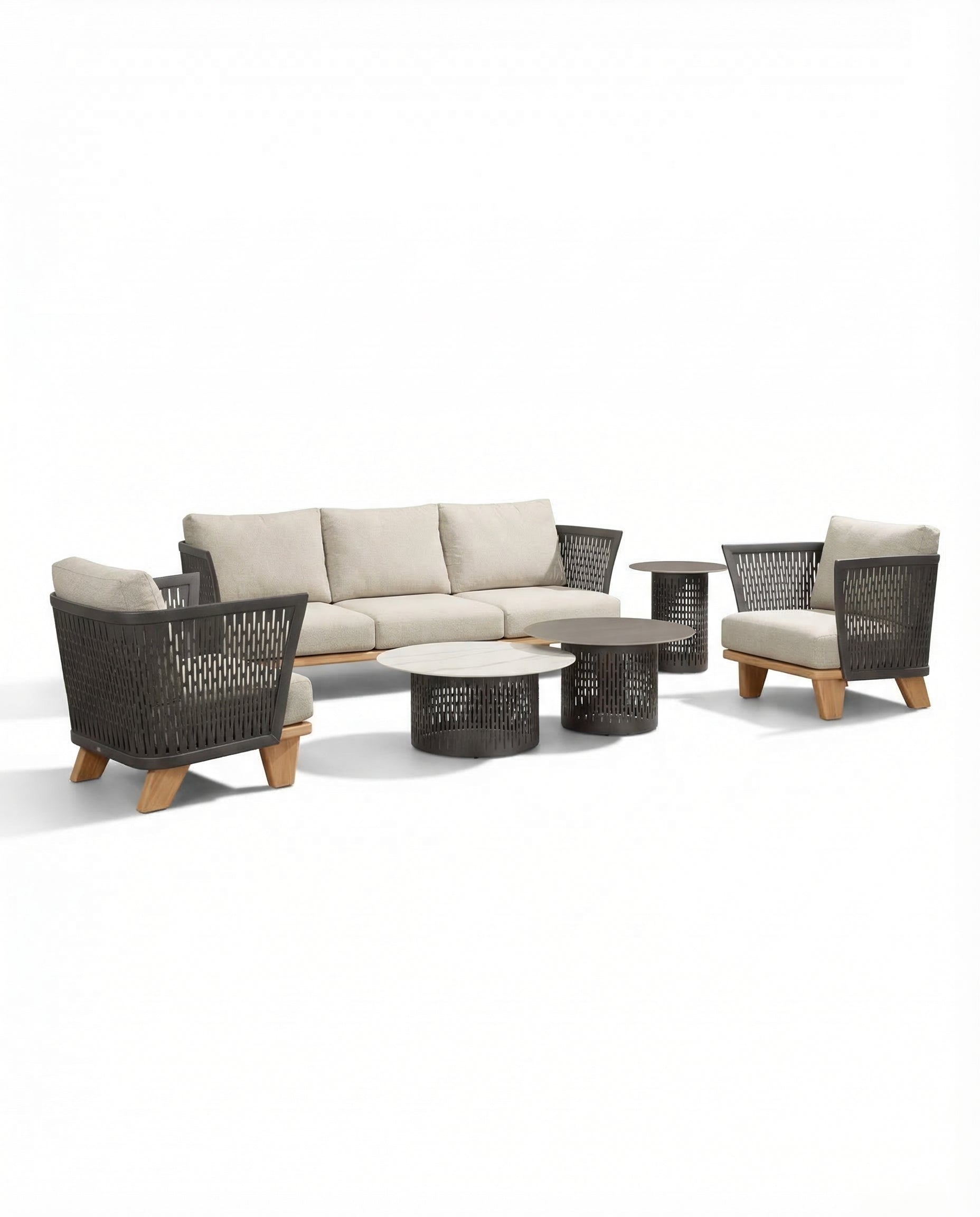Cobana Outdoor Lounge Sofa Set With Coffee Table