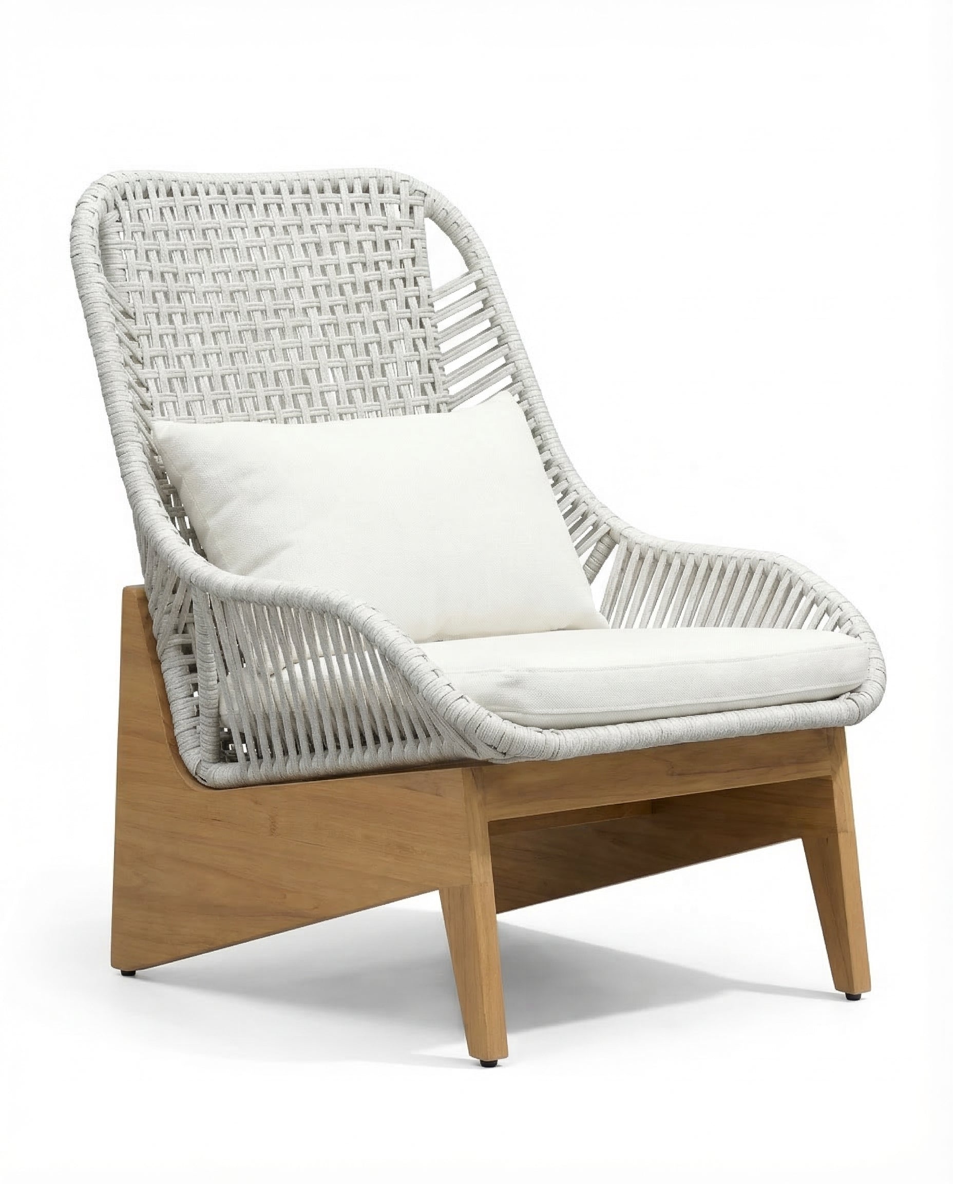 Monaco Off-White Outdoor Lounge Sofa Chair