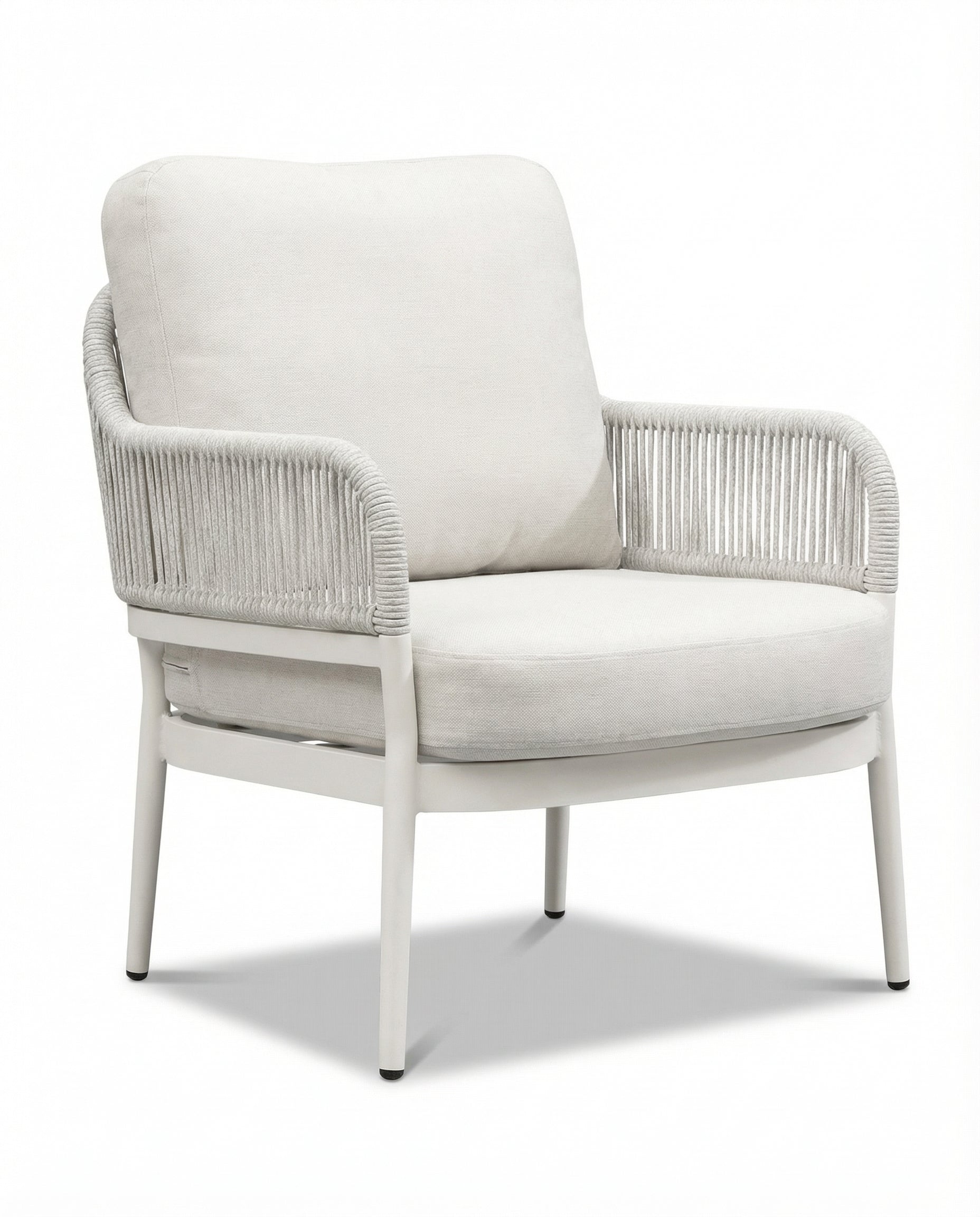 Liverpool Off-White Outdoor Lounge Chair