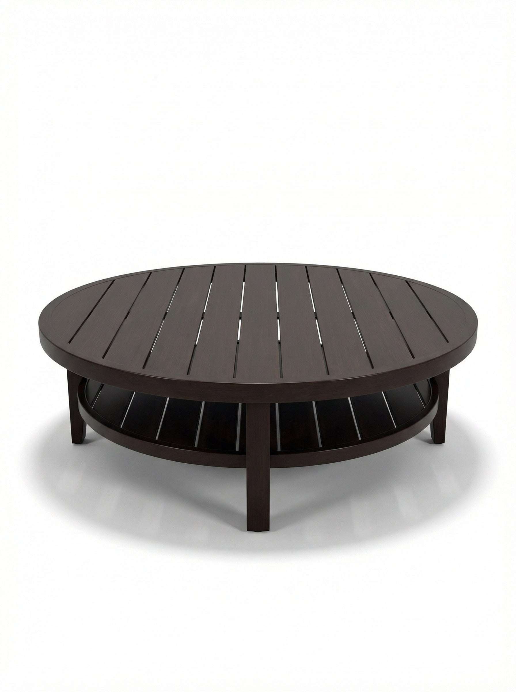 Melrose Dark Wood Outdoor Coffee Table
