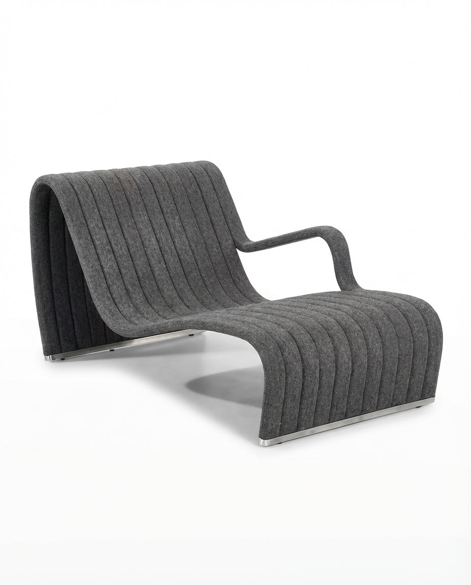 Niagara Light Grey Outdoor RAF Lounge Chair