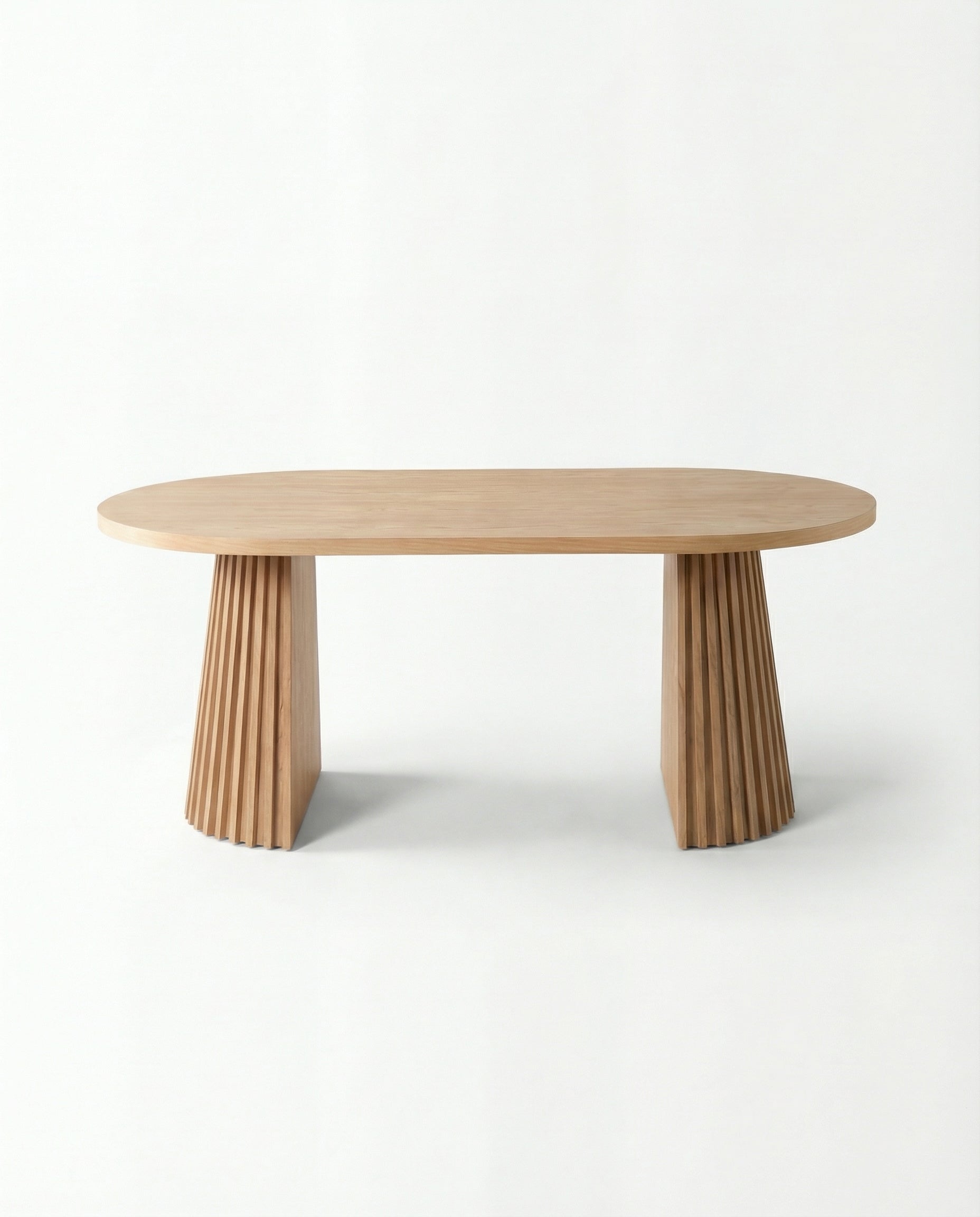 Cavaro Light Brown Natural Oak Dining Table