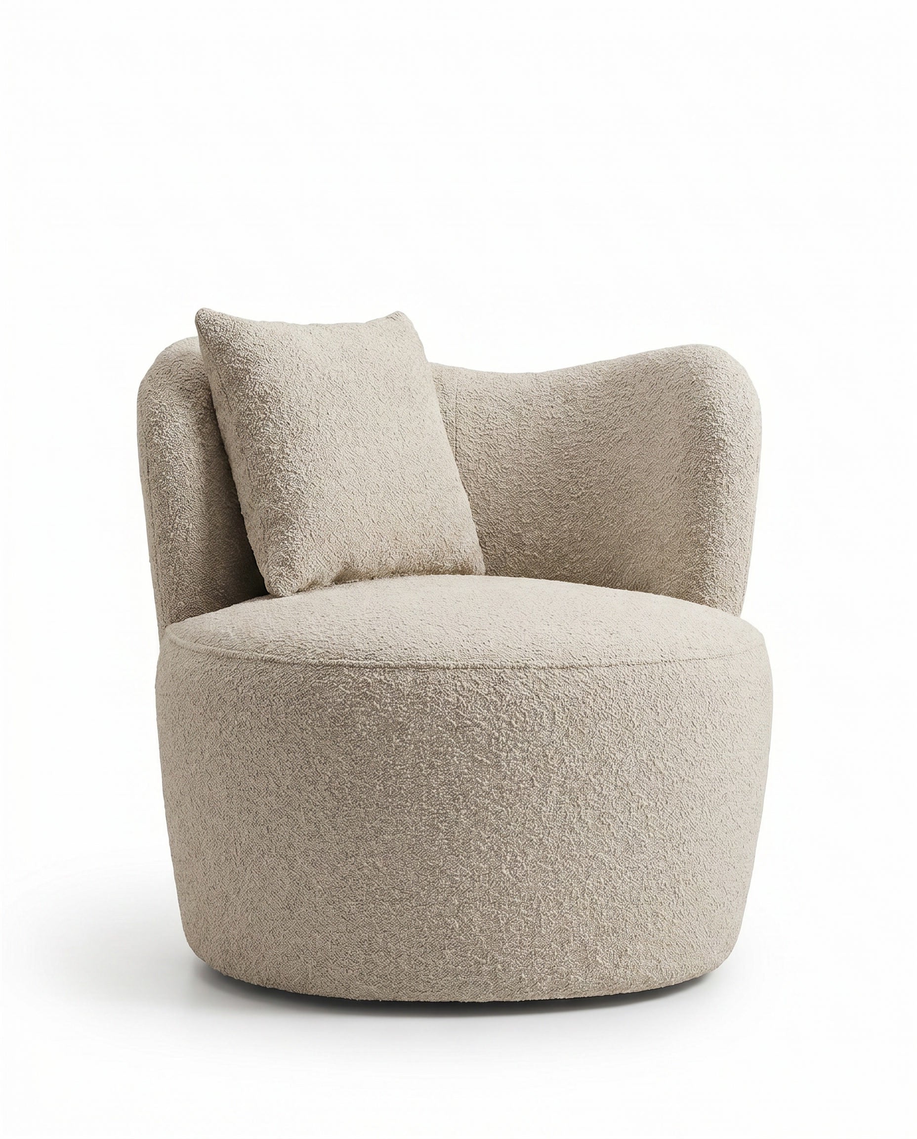 Bronte Cream Swivel Sofa Chair