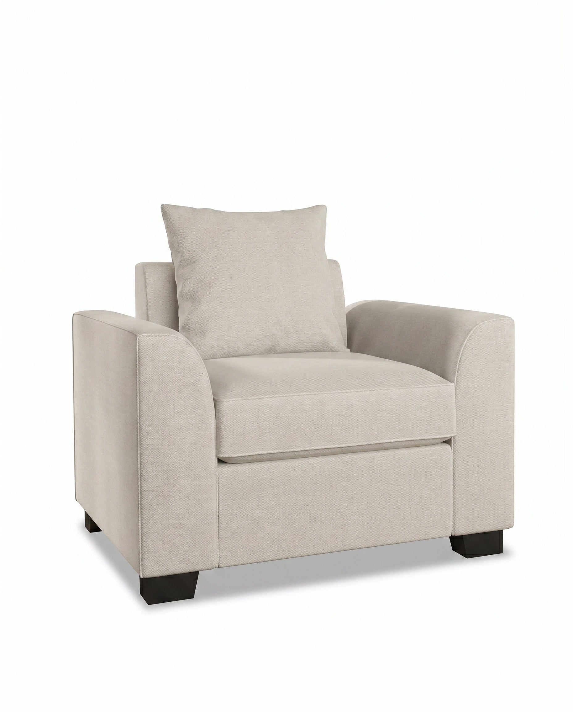 Clarissa Stone Ivory Sofa Chair